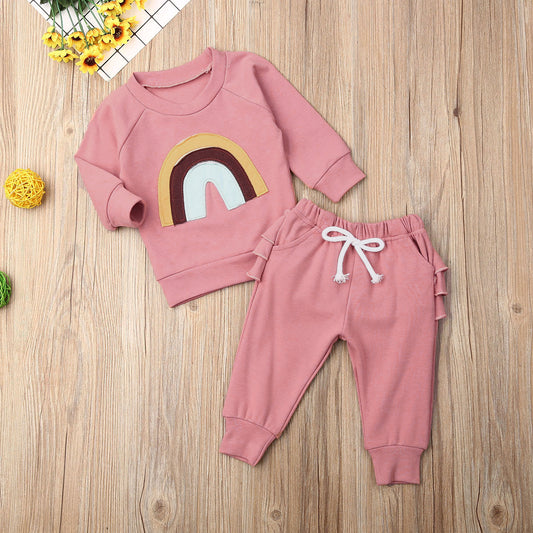 Rainbow 2 Piece Set - Abby Apples Boutique