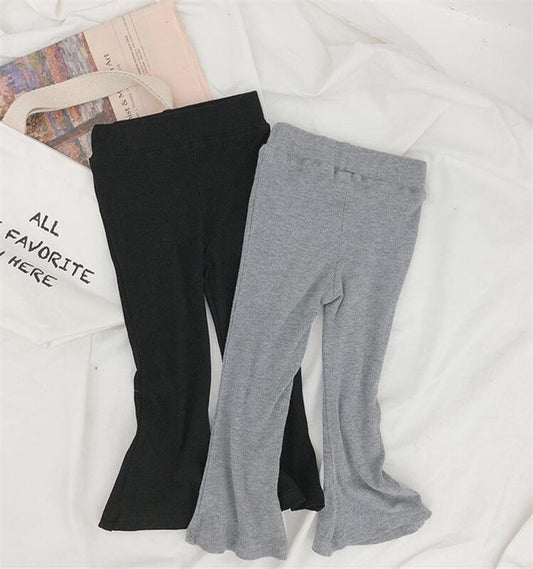 Ribbed Bell Bottom Leggings