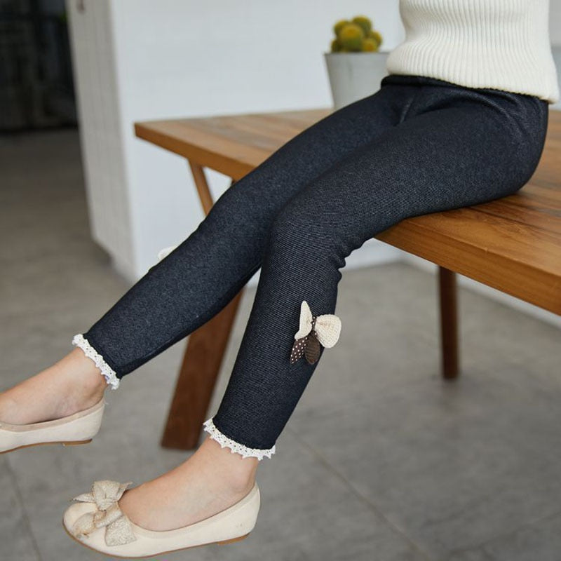 Winter Leggings With Faux Fur Lining 