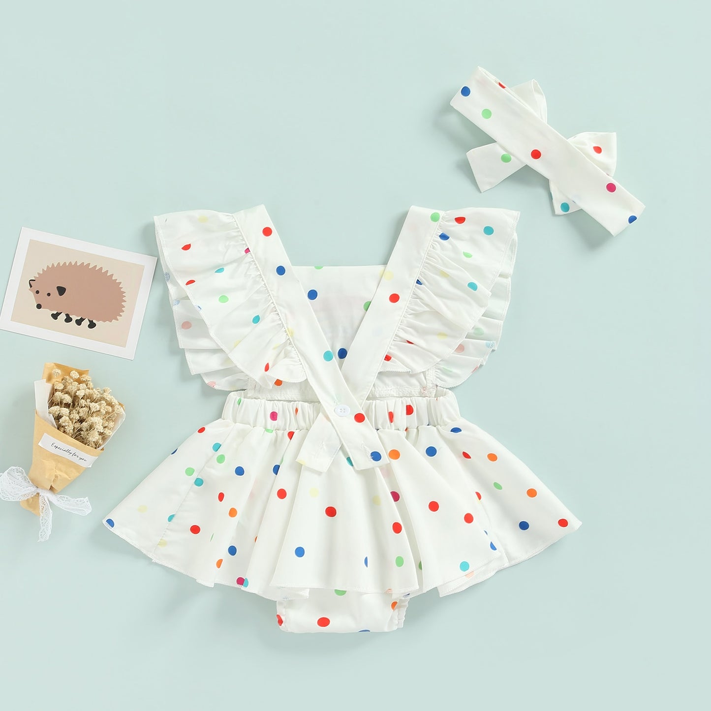 Polka Dots & Rainbow Set