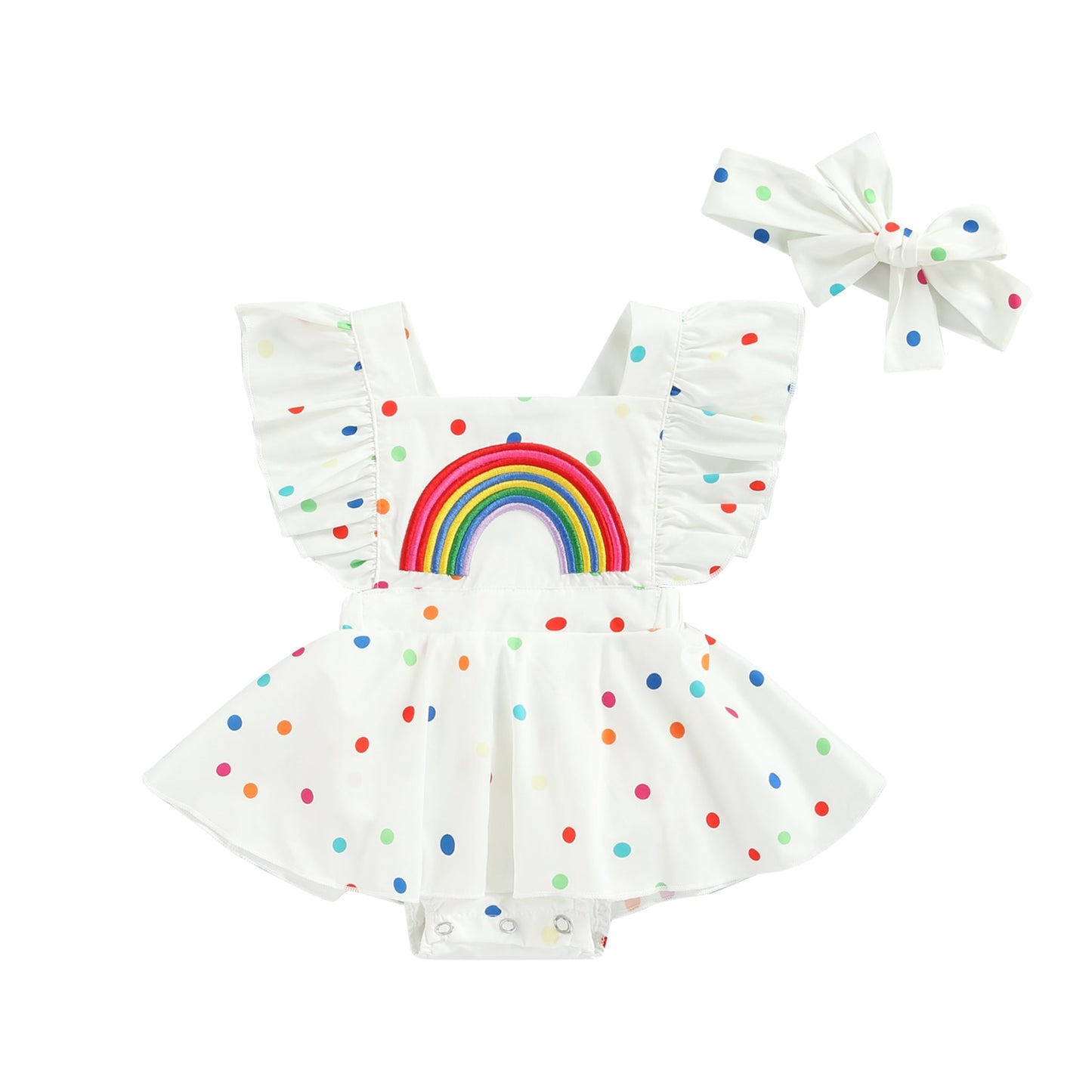 Polka Dots & Rainbow Set