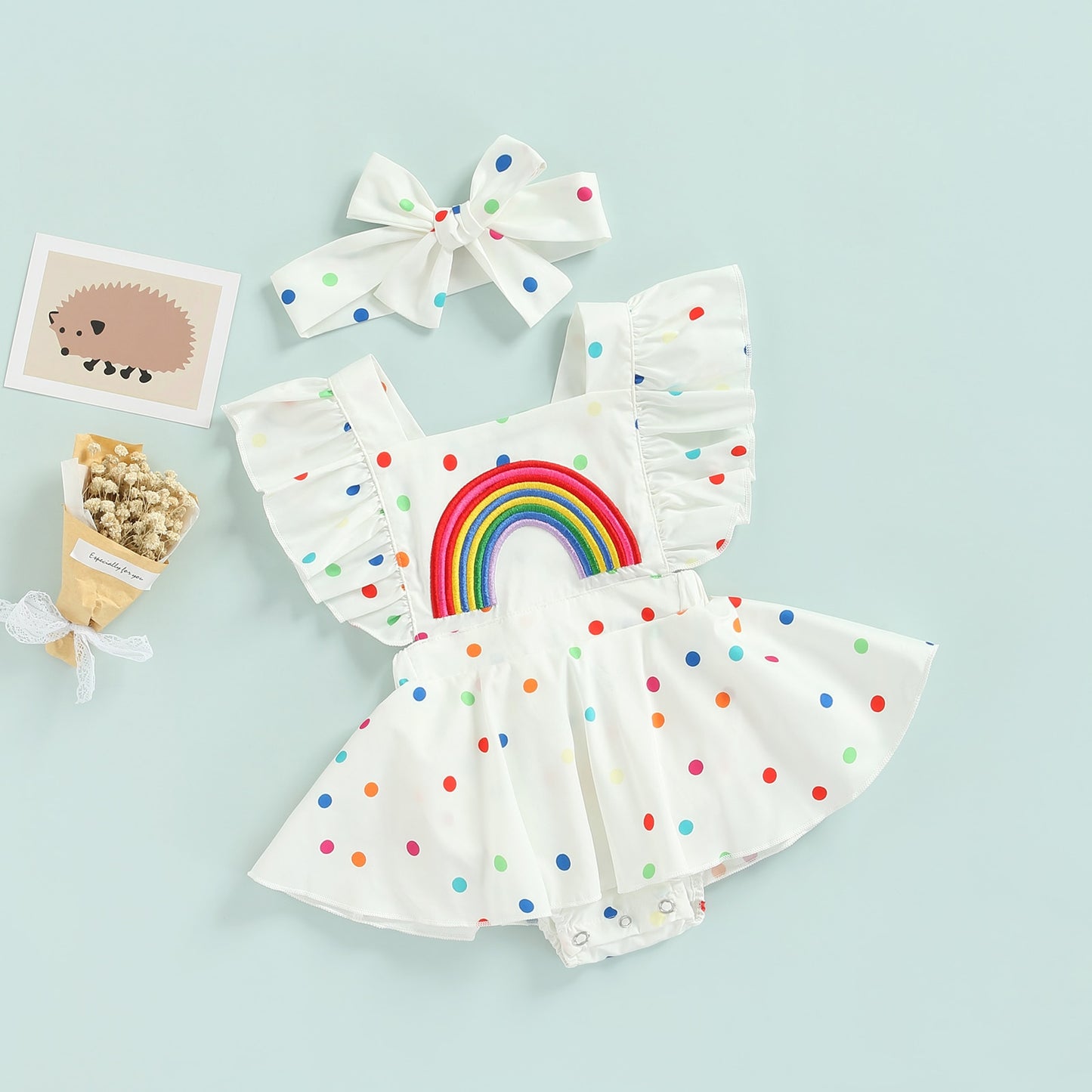 Polka Dots & Rainbow Set