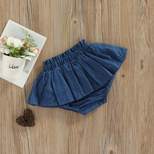 Denim Skirted Bloomer