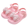Plaid Bow Sandals