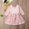 Elsie Back Lace Ruffle Dress - Abby Apples Boutique