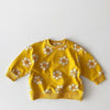 Retro Daisy Crewneck Sweater