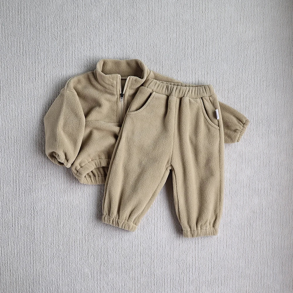 Half-Zip Pullover & Jogger Pants Set