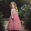 Floral Long Tulle Dress - Abby Apples Boutique