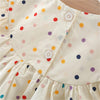 Doris Rainbow Confetti Dress
