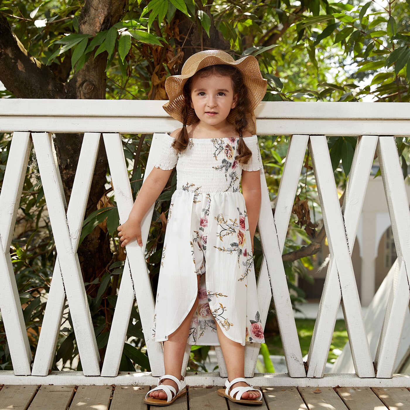 Girls romper maxi outlet dress