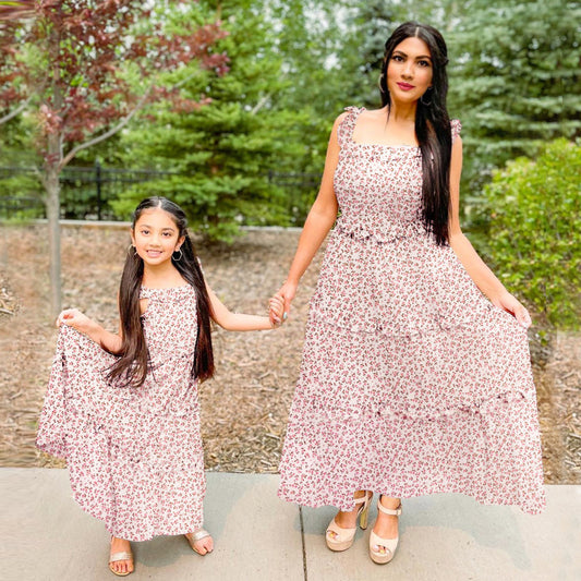 Mommy & Me Smocked Midi Dress