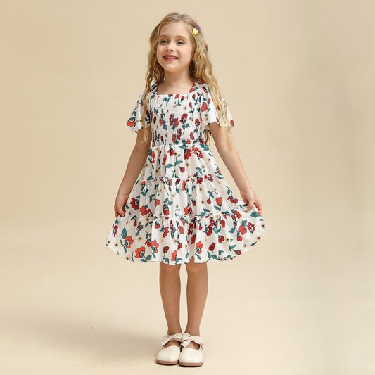 Rylee Smocked Floral Dress
