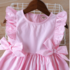 Jolene Bowknot Fly Sleeve Dress