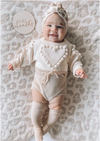 Hearts & Pom Pom Knitted Romper