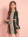 Evera Belted Shirt Dress