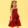Zari Polka Dot Tiered Dress