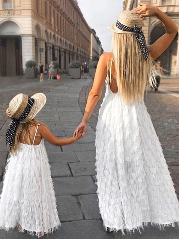 Mommy & Me Fringe Dress