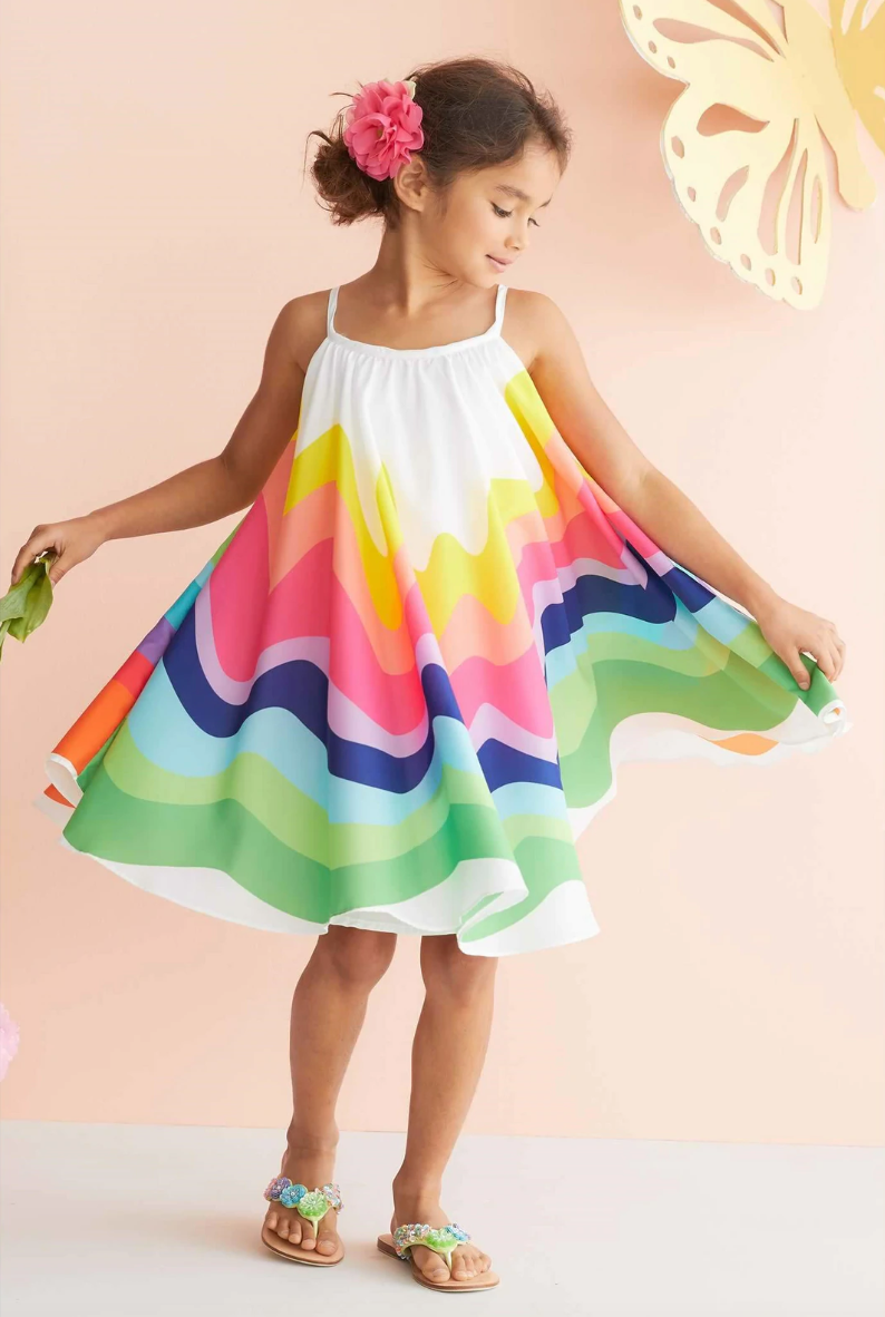 Paige Colorful Beach Sundress
