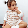 Meryl Sleeveless Knit Pom Pom Romper