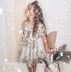 Melissa Floral Mesh Dress