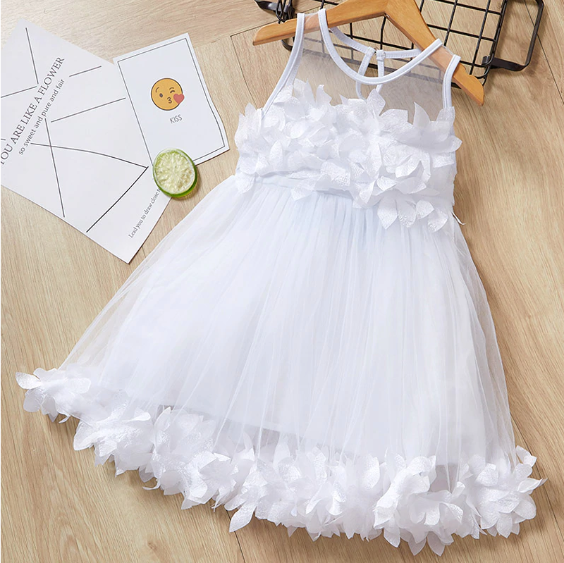 3D Flower Tulle Dress – Abby Apples Boutique