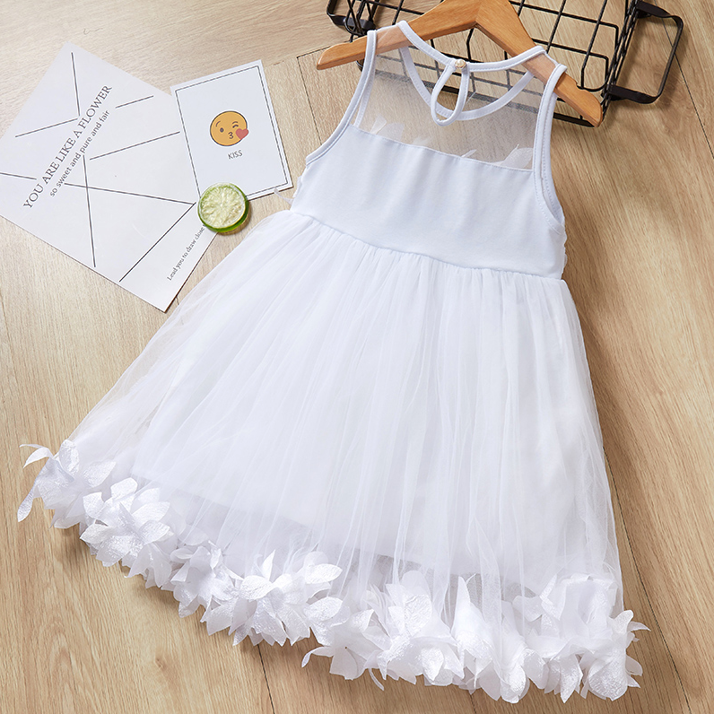 3D Flower Tulle Dress - Abby Apples Boutique