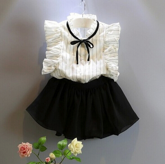 Jamie 2 PC Blouse and Skirt Set