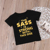 The Sass is Strong Tee - Abby Apples Boutique
