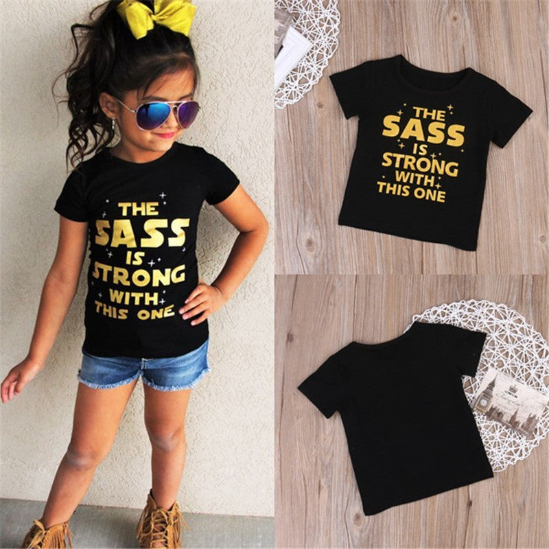 The Sass is Strong Tee - Abby Apples Boutique