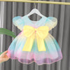 Teri Pastel Overlay Dress