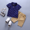 Anchor Polo and Short Set (2 Colors) - Abby Apples Boutique