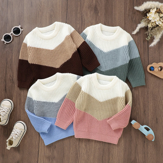 Robin Color Block Sweater