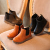 Low-Heeled Rubber Ankle Boots