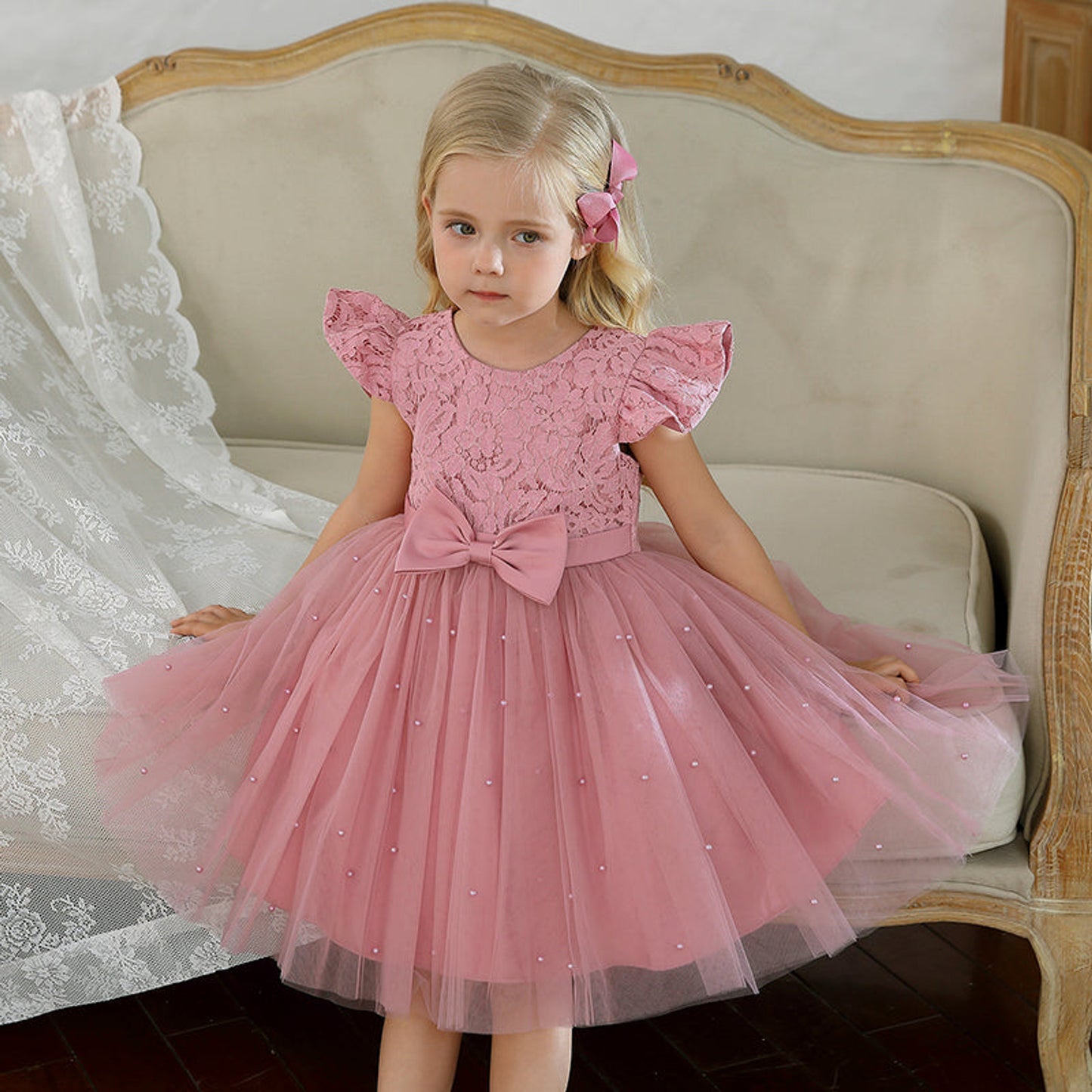 Sophia Pink Tulle Dress