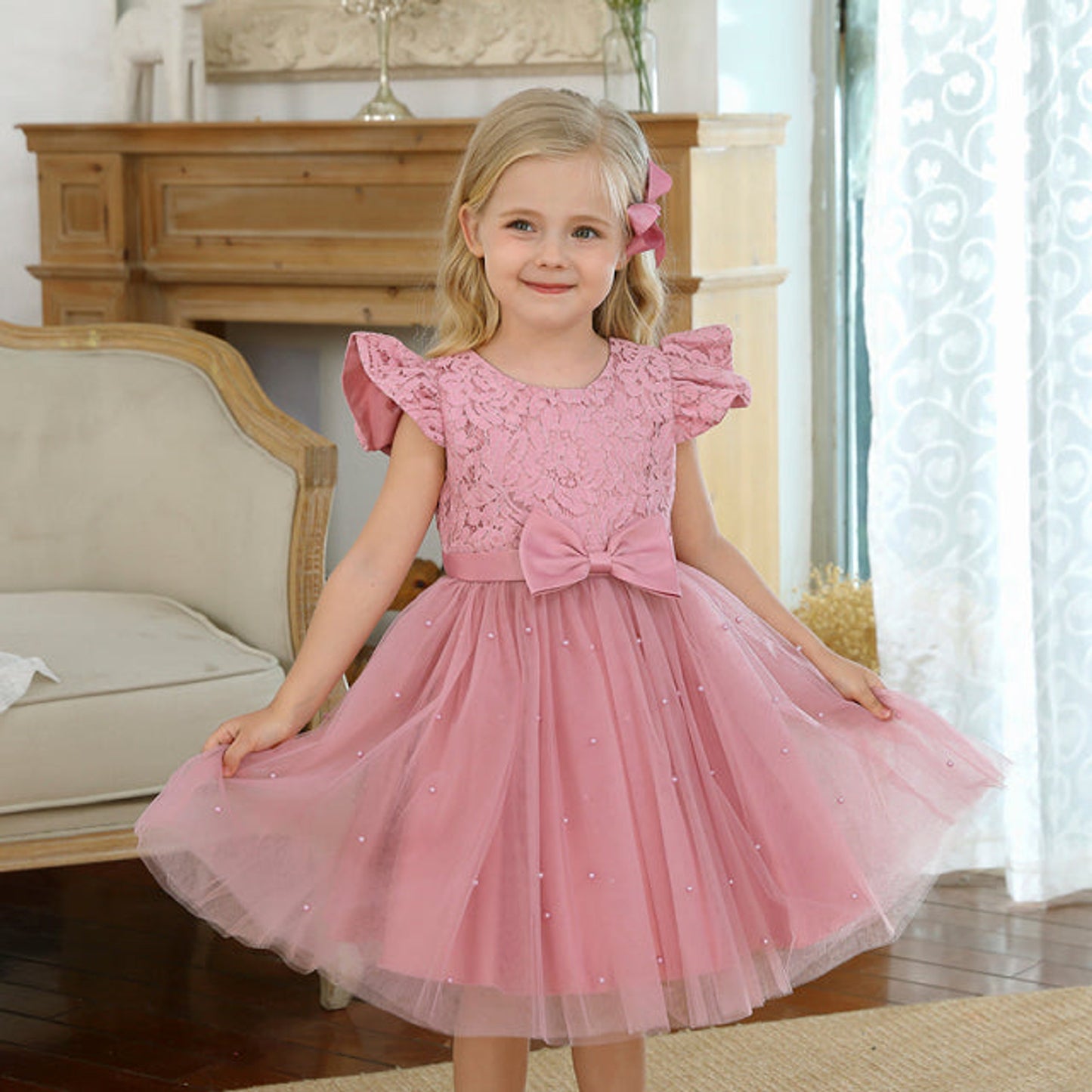 Sophia Pink Tulle Dress