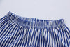 Boys Blue Striped Whale Short Set - Abby Apples Boutique