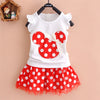 Mouse Ruffle Shirt and Skirt Set - Abby Apples Boutique