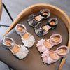 Sequin & Lace Bow Knot Shoes
