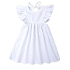 Kara Linen Ruffle Dress - Abby Apples Boutique
