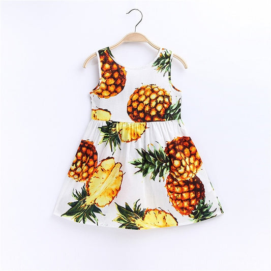 Mariah Pineapple Print Dress