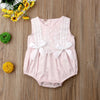 Gracie Lace & Bows Romper - Abby Apples Boutique