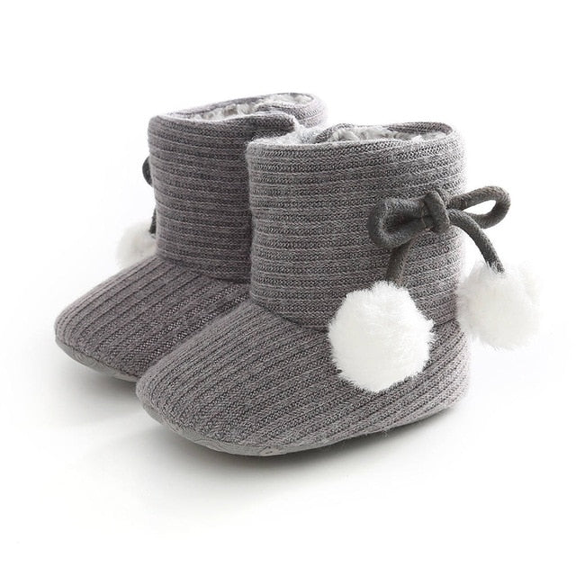 Fairbanks Winter Pompom Boots - Abby Apples Boutique