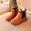 Low-Heeled Rubber Ankle Boots
