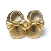 Bow Tie Moccasins - Abby Apples Boutique