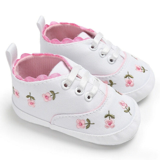 Floral Cotton Sneakers