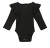 Basics Long Sleeve Ruffle Romper