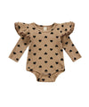 Lisa Ruffled Heart Bodysuit